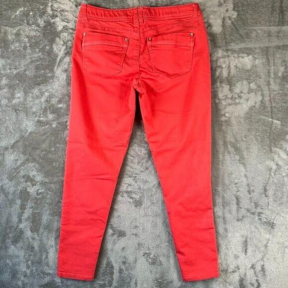 Democracy Jeans Womens 8 Pink Skinny Mid Rise Stretch Ab Technology Pants - Picture 6 of 10